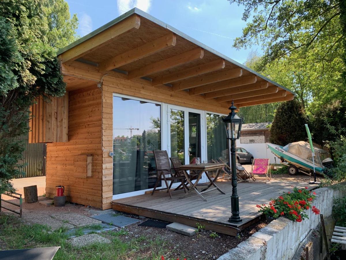 Tiny House Oder Ferienwohnung Auf Der Sunset Marina Берлин Экстерьер фото