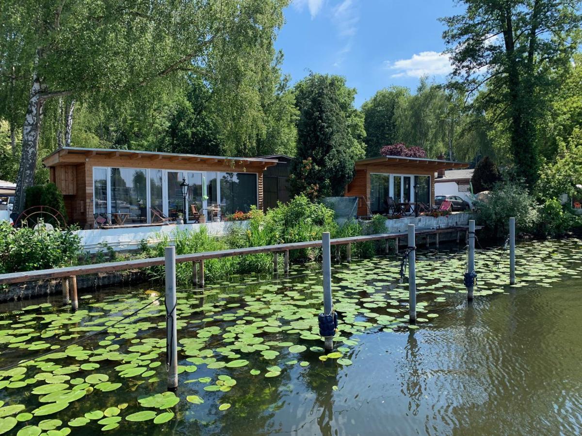 Tiny House Oder Ferienwohnung Auf Der Sunset Marina Берлин Экстерьер фото