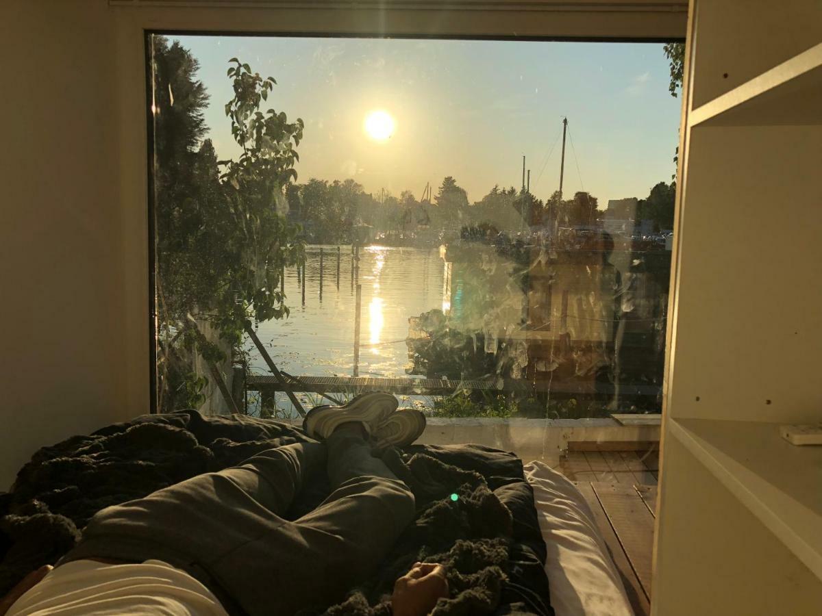 Tiny House Oder Ferienwohnung Auf Der Sunset Marina Берлин Экстерьер фото
